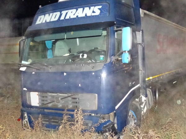 Камион е катастрофирал в Благоевград, след като на водача му