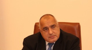 Премиерът Бойко Борисов който участва във видеоконференцията на членовете на