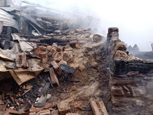Пожарът в животновъдно стопанство в село Белица, община Любимец, при