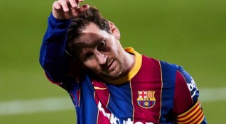 Капитанът на Барселона Лионел Меси е глобен за жест в