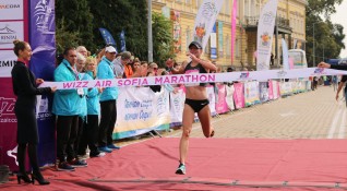 Украинската състезателка по лека атлетика Виктория Хапилина победителка на Маратона