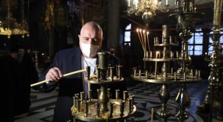 Премиерът Бойко Борисов изказа специална благодарност към Българската православна църква