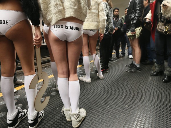 Mеждународната инициатива за пътуване в метрото по бельо, която се