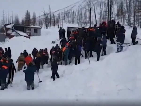Лавина в ски курорт в Норилск, в руската част на