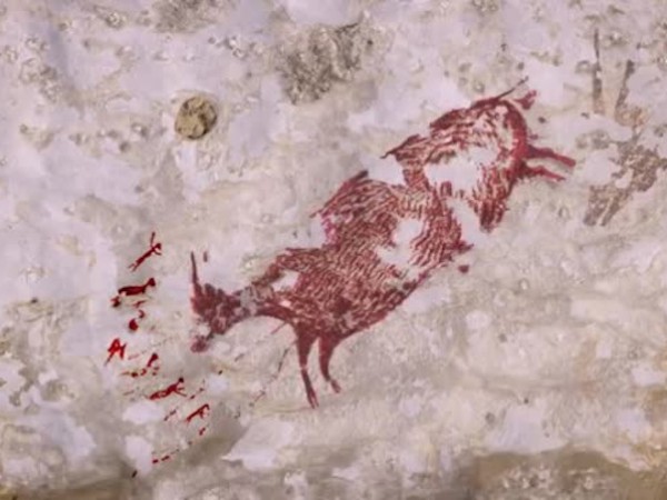 Археолози откриха най-старата в света пещерна рисунка на животно в