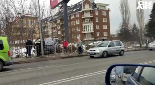 Инцидент на столичния булевард Черни връх Сигнал за катастрофата е