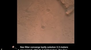 Американското космическо управление НАСА публикува зрелищно видео на роувъра си