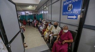 Броят на заразените с новия коронавирус в Индия през изминалите