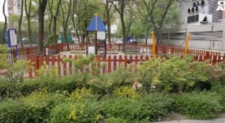 Детска площадка намираща се в центъра на Пловдив стана обект