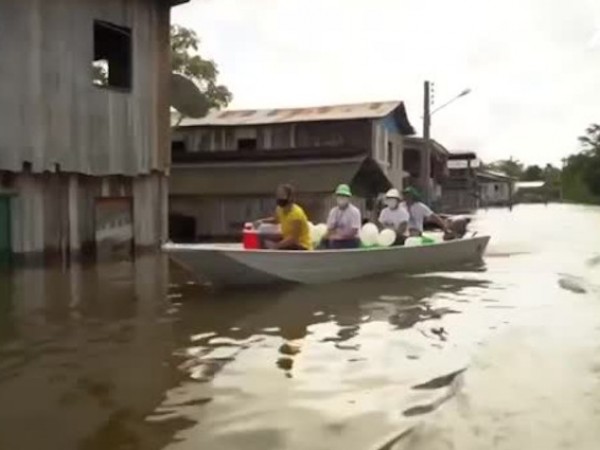 Проливни дъждове предизвикаха наводнения в Бразилия. Много домакинства са засегнати,