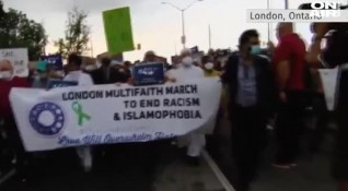 Хиляди излязоха на протест в Канада след убийството на мюсюлманско