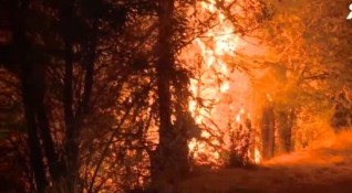 В едно от най засегнатите от пожарите населени места в страната