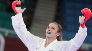 Каратистката Ивет Горанова която преди дни спечели златен медал от