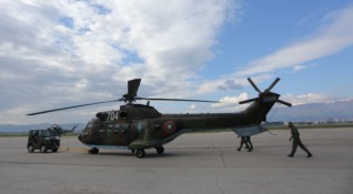 Вертолет на българските Военноморски сили е участвал в операцията по