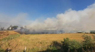 Пътят Дупница Благоевград е затворен заради пожар Огнената стихия е