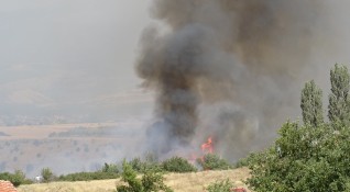 Нов пожар гори между селата Свирачи и Мандрица край Ивайловград