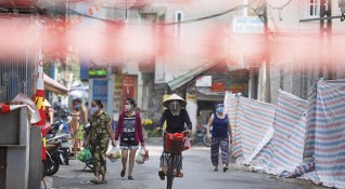 Най многолюдният виетнамски град Хошимин от днес е в строг