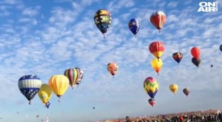 524 балона с горещ въздух бяха пуснати едновременно по време