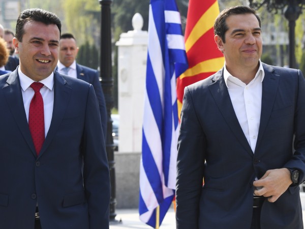 Премиерът на Република Северна Македония Зоран Заев и бившият премиер