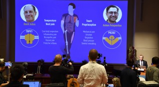 Американецът Дейвид Джулиъс и ливанецът Ардем Патапутян спечелиха Нобеловата награда