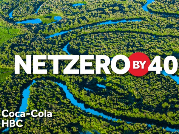 Кока-Кола ХБК обяви днес ангажимент за постигане на нетни нулеви