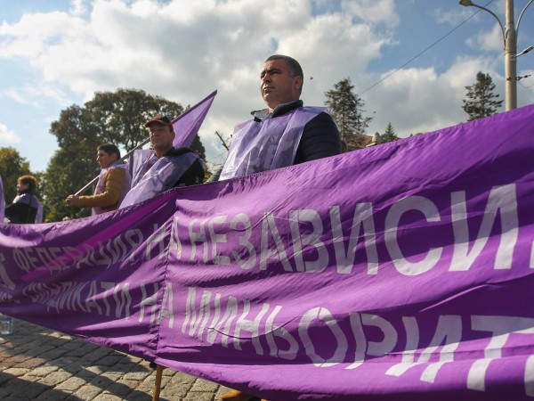 Снимка: Димитър Кьосемарлиев, Dnes.bgМиньори и енергетици излязоха на национален протест
