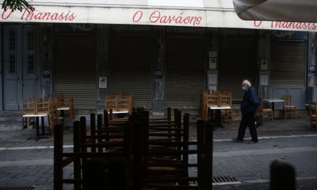 Гръцките ресторанти на протест срещу противоепидемичните мерки