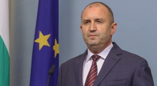 Държавният глава Румен Радев изразява съболезнования на своя колега президента
