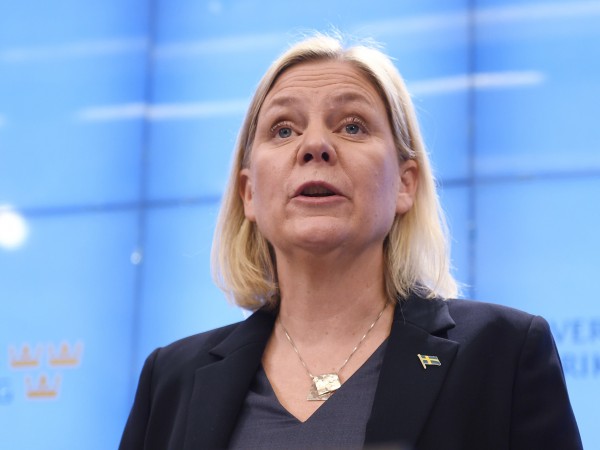 Магдалена Андершон, лидерката на шведските социалдемократи и досегашен министър на