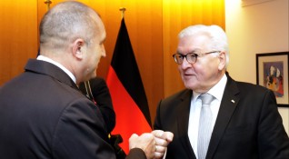 Президентите на България Румен Радев и на Германия Франк Валтер