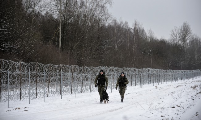 Сблъсък на границата между Полша и Беларус 