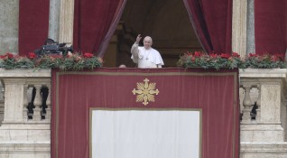 Папа Франциск отправи на 25 декември по обед своето традиционно
