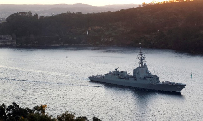 Испанска военна фрегата отплава за Черно море