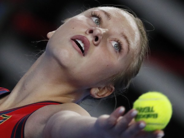 Тенис красавицата Анастасия Потапова се отдаде на любимото си занимание