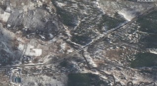 Сателитни снимки показват че големият руски конвой който от миналата