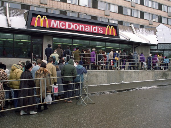 Когато McDonald`s отвори врати в Москва за първи път, това