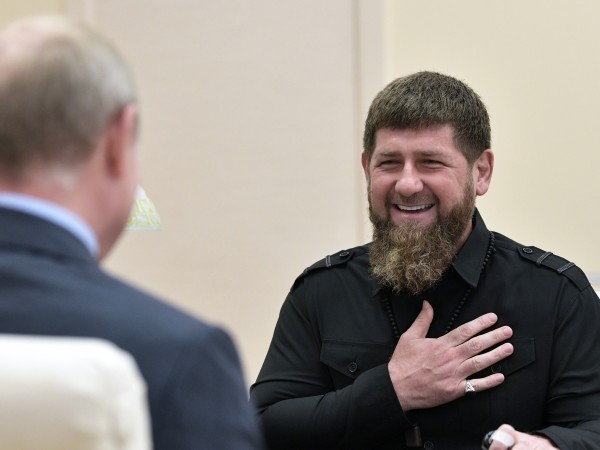 Лидерът на Чеченската република Рамзан Кадиров, протеже на президента на