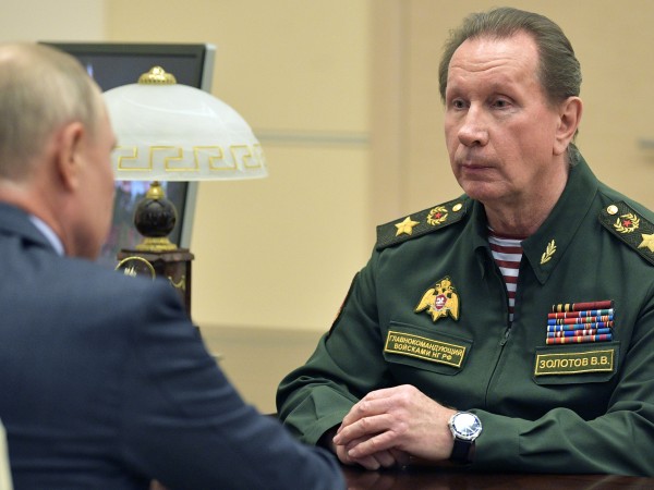 Началникът на Националната гвардия на Русия каза, че военната офанзива