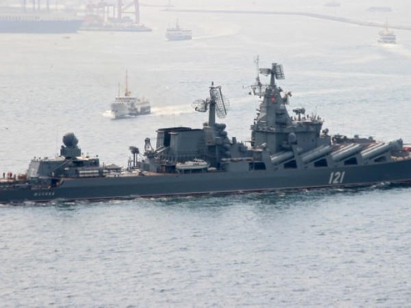 САЩ смятат, че потопеният руски ракетен крайцер "Москва", флагманът на