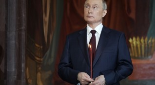 Руският президент Владимир Путин отбеляза настъпването на православния Великден Той