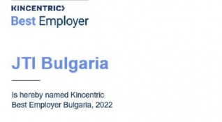 За шеста година JTI България е сред най добрите работодатели в