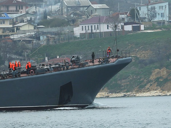 Украйна потвърди в събота, че е унищожила руски десантен кораб