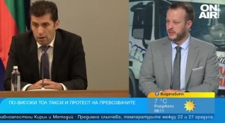 Регионалният министър Гроздан Караджов обеща на превозвачите разговор за техните