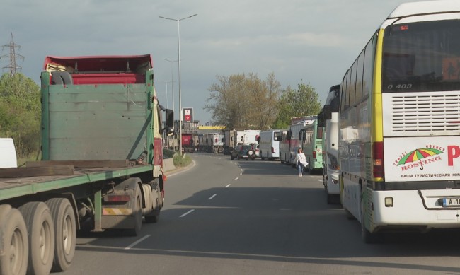 Транспортът на протест и в Бургас