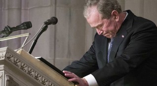 Бившият президент на САЩ Джордж Буш направи гаф в сряда