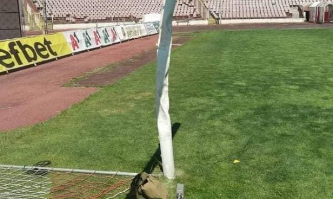 Унищожиха гредите на стадиона на ЦСКА-София