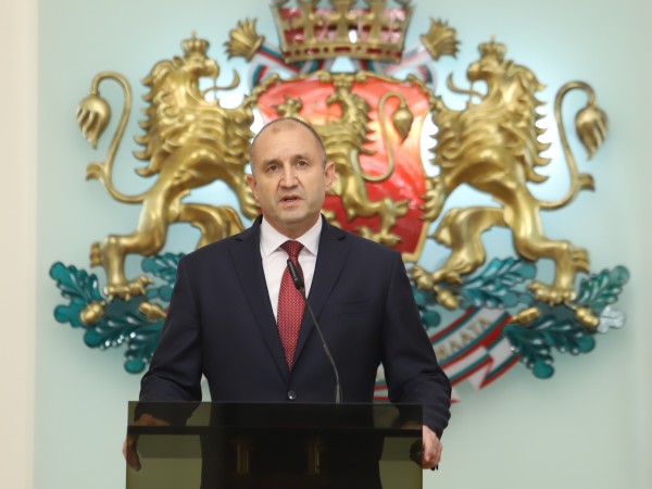 Президентът Румен Радев поднесе своето приветствие по повод 24 май