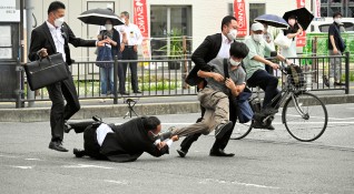 Полицията в Нара японския град където бившият премиер Шиндзо Абе