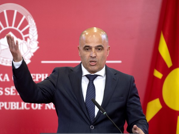 Македонският премиер Димитър Ковачевски отправи поздравления към народните представители в