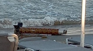 Изплувалият на брега на Поморие боеприпас в четвъртък е безопасен